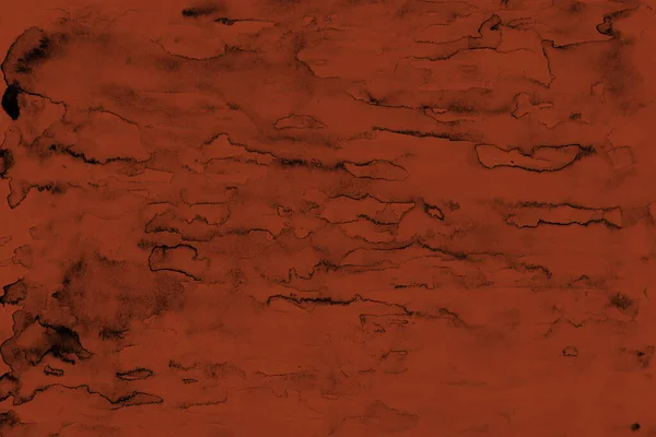 Grungy Marrone Nuvoloso Texture Acquerello Una Tela Nera Sfondo Carta — Foto Stock