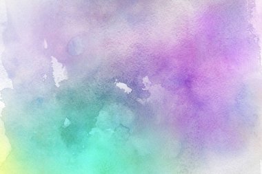 Soyut resim ve fırça darbelerinin yumuşak su rengi dokusu. Tablo ya da çizim kağıdı üzerine mürekkep rengi renginde pastel boya. Bir tablonun Grunge yüzey dokusu.