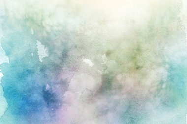 Soyut resim ve fırça darbelerinin yumuşak su rengi dokusu. Tablo ya da çizim kağıdı üzerine mürekkep rengi renginde pastel boya. Bir tablonun Grunge yüzey dokusu.