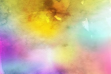 Soyut resim ve fırça darbelerinin yumuşak su rengi dokusu. Tablo ya da çizim kağıdı üzerine mürekkep rengi renginde pastel boya. Bir tablonun Grunge yüzey dokusu.