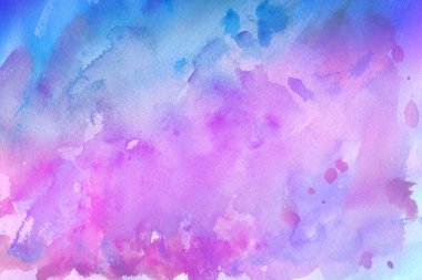 Soyut resim ve fırça darbelerinin yumuşak su rengi dokusu. Tablo ya da çizim kağıdı üzerine mürekkep rengi renginde pastel boya. Bir tablonun Grunge yüzey dokusu.