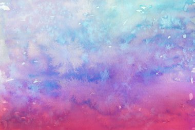 Soyut resim ve fırça darbelerinin yumuşak su rengi dokusu. Tablo ya da çizim kağıdı üzerine mürekkep rengi renginde pastel boya. Bir tablonun Grunge yüzey dokusu.