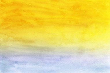 Soyut resim ve fırça darbelerinin yumuşak su rengi dokusu. Tablo ya da çizim kağıdı üzerine mürekkep rengi renginde pastel boya. Bir tablonun Grunge yüzey dokusu.