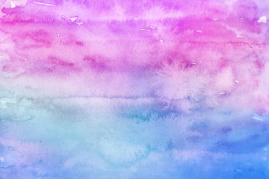 Soyut resim ve fırça darbelerinin yumuşak su rengi dokusu. Tablo ya da çizim kağıdı üzerine mürekkep rengi renginde pastel boya. Bir tablonun Grunge yüzey dokusu.