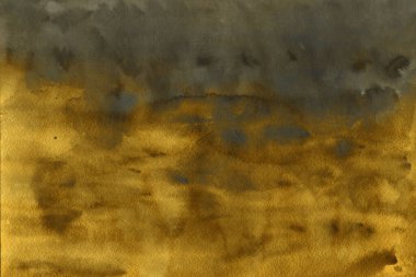Kağıt ya da tuval üzerinde altın mürekkep dokusu. Parlak, zarif ve kaliteli altın mürekkep dokusu. Soyut sanat, ödüller, konser, sunum, grafik tasarım ve daha fazlası için arkaplan.