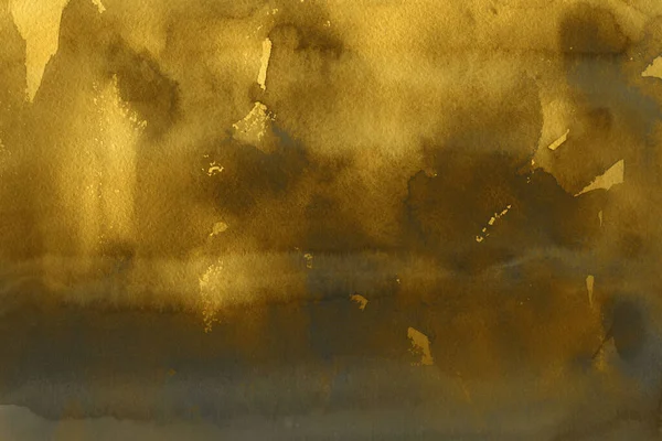 Textura Tinta Dourada Sobre Papel Tela Textura Tinta Dourada Brilhante — Fotografia de Stock