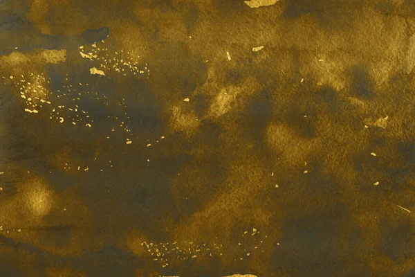 Golden Ink Texture Backgrounds Soft Gold Water Ink Paper Canvas — Stock Photo, Image