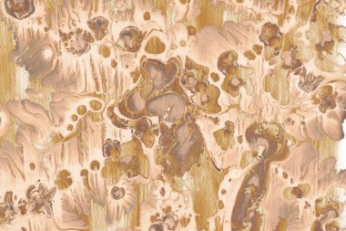 Modern duvar boyası tasarımı. Soyut çok renkli ıslak beton arka plan. Serbest stil ve el yapımı model arkaplanı. Boya istasyonunun duvar boyası. Resim yaptıktan sonra arta kalan boyalar. Sıvı mermer resim