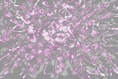 Modern duvar boyası tasarımı. Soyut çok renkli ıslak beton arka plan. Serbest stil ve el yapımı model arkaplanı. Boya istasyonunun duvar boyası. Resim yaptıktan sonra arta kalan boyalar. Sıvı mermer resim