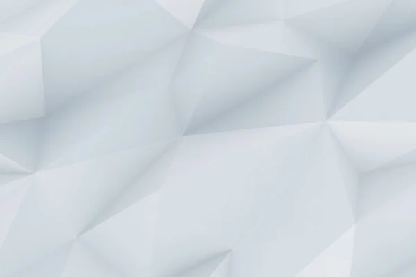 Beyaz Gri Renkli Düşük Poligonlu Çeşitli Şekiller Boyutlu Geometrik Arkaplan — Stok fotoğraf