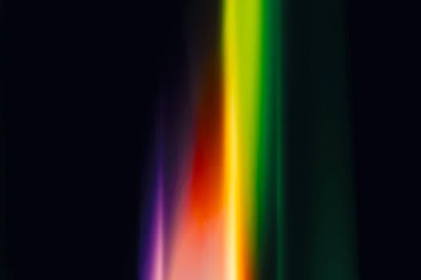 Prism Light Lecks Film Burn Overlay Hintergrund Regenbogen Mehrfarbig Über — Stockfoto