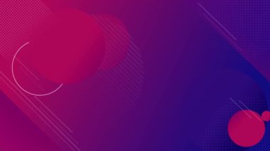 Renkli geometrik şekillere sahip soyut arkaplan