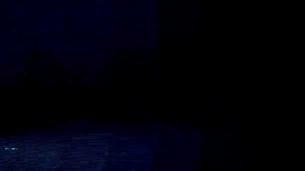 fond abstrait avec animation TV analogique