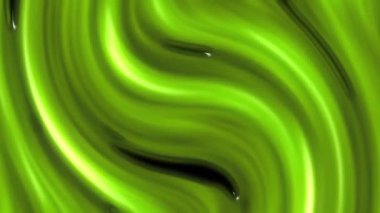 Parlak parlak neon yeşil renk gradyan çizgiler çapraz çizgiler soyut hareket arkaplanı. Kusursuz döngü. Akışkan sanat. Moda Renkli Sıvı Soyutlama Akışı. Güzel Gradyan Dokusu