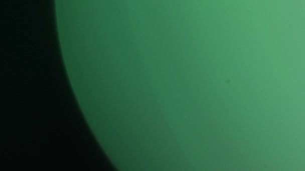 Cor Verde Câmera Real Orgânica Lente Chama Luz Vazamentos Sobreposição — Vídeo de Stock