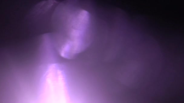 Amorfo Púrpura Cámara Realista Orgánica Fugas Luz Transiciones Para Imágenes — Vídeos de Stock