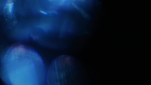 Amorphic Blue Realistische Und Organische Kamera Light Leaks Transitions Für — Stockvideo