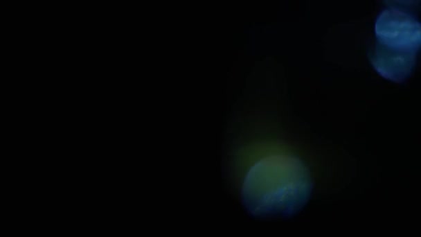 Аморфно Голубая Реалистичная Органическая Камера Light Leaks Transitions Cinematic Footages — стоковое видео