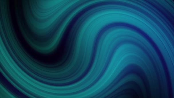 Neon Blauen Flüssigkeitsverlauf Hintergrund Abstrakte Flüssigkeit Fließt Wellen Retro Bewegungshintergrund — Stockvideo