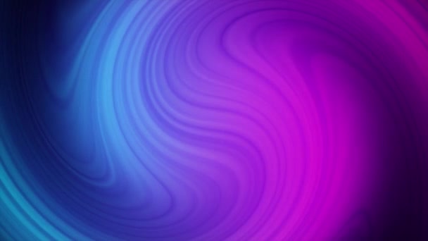 Неоновый Синий Фиолетовый Жидкий Градиентный Фон Абстрактные Жидкие Текучие Волны — стоковое видео