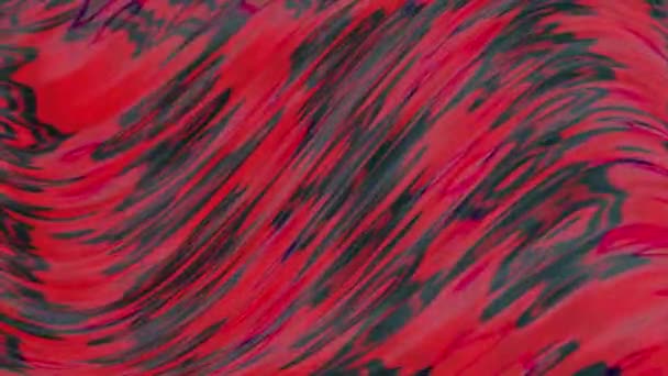 Neon Red Black Liquid Gradient Background Abstract Liquid Flowing Waves — Stock Video