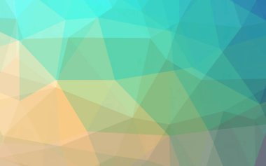 mavi gradyan renk 3d Düşük poligonal resimli arkaplan. Farklı boyut ve renklerde üçgenlerden oluşan düşük polimetrik arkaplan.