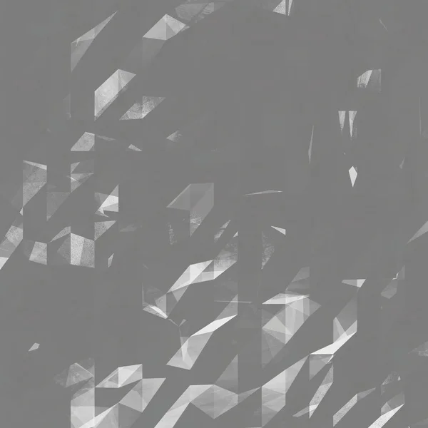 Abstrakt Mörkvit Och Grå Färg Grungy Låg Polygonal Grunge Konsistens — Stockfoto
