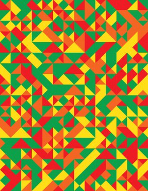 Üçgenli soyut geometrik arkaplan. 3d illüstrasyon 