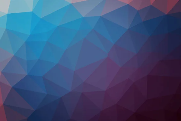 mavi gradyan renk 3d Düşük poligonal resimli arkaplan. Farklı boyut ve renklerde üçgenlerden oluşan düşük polimetrik arkaplan.