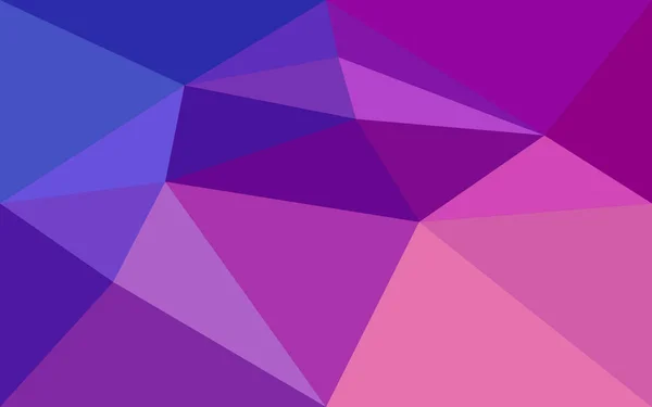 Blauviolett Rosa Low Poly Kristalle Hintergrund Erzeugt Abstrakte Unregelmäßige Polygonale — Stockfoto