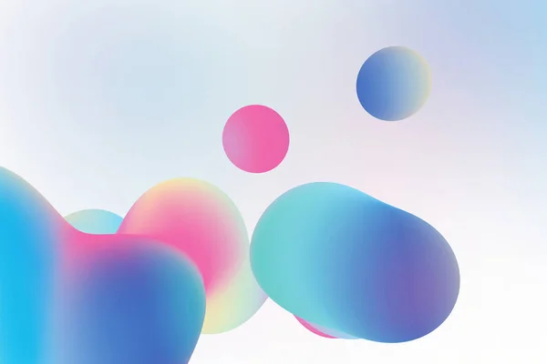 Renkli gradyan ile soyut sıvı arkaplan