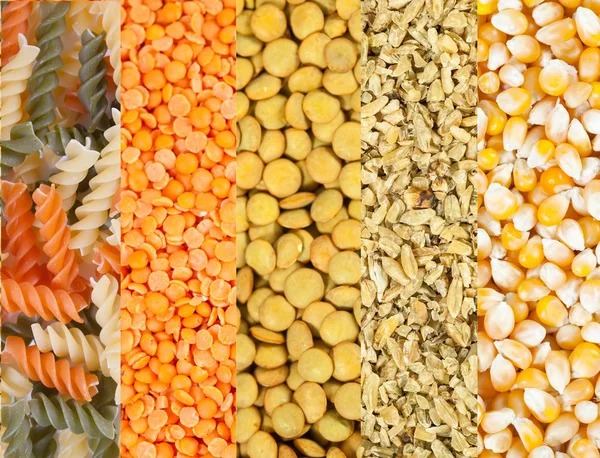 Legumes and, Grains — Stock Photo, Image