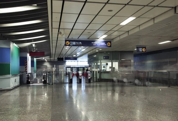 Lumphini Park Station Van Metropolitan Rapid Transit Mrt Bangkok Koninkrijk — Stockfoto