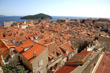 Dubrovnik manzarası. Hırvatistan