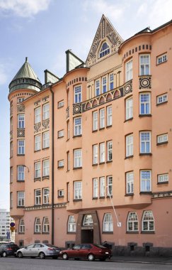 Helsinki manzarası. Finlandiya