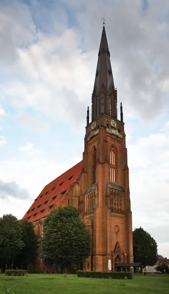 Igreja Santa Maria Marienkirche Chojna Polónia — Fotografia de Stock