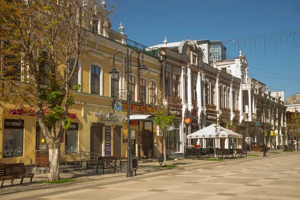 Kirov Sugárút Saratovban Oroszország — Stock Fotó
