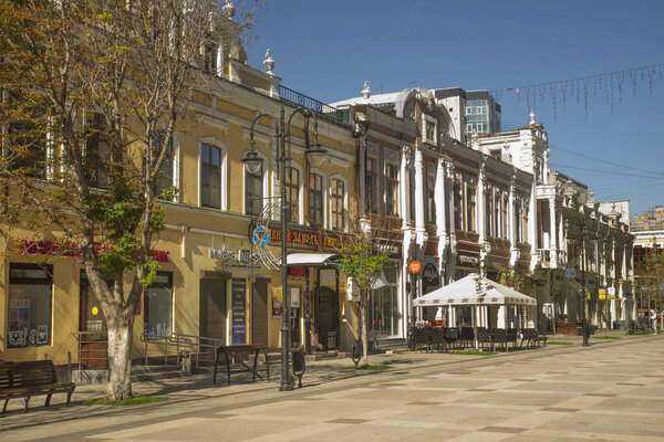 Кировский проспект в Саратове. Россия