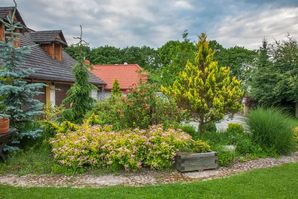 Garden Urzedow Town Poland — Stock Photo, Image