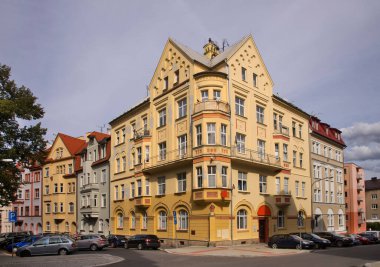 Cheb 'in tarihi bölgesi. Çek Cumhuriyeti