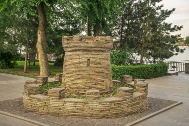 Rostov-on-Don 'daki heykel şatosunda. Rusya