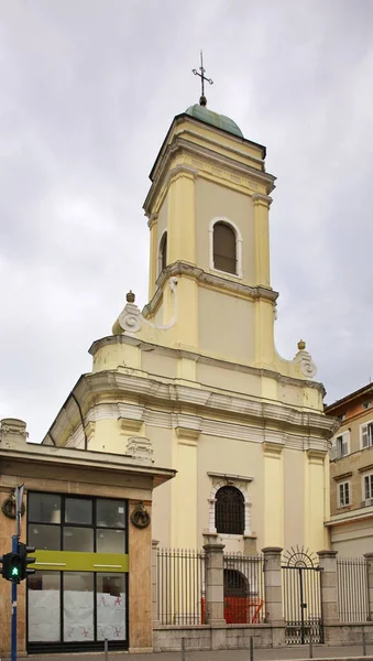 Igreja São Nicolau Rijeka Croácia — Fotografia de Stock
