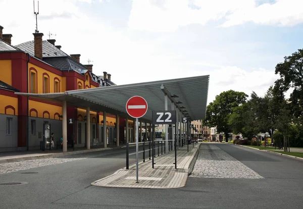 Estación Tren Autobuses Nachod República Checa —  Fotos de Stock