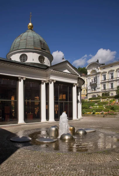 Cross Spring Pavilion Mariánských Lázních Česká Republika — Stock fotografie