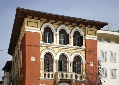 Porec manzarası. Hırvatistan