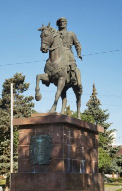 Volgograd 'daki Grigory Zasekin anıtı (eski Stalingrad). Rusya