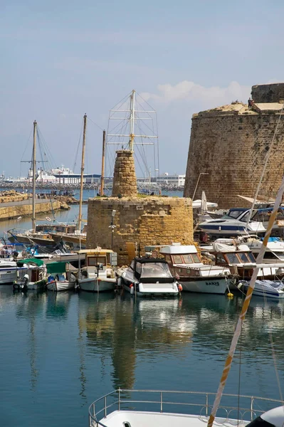 Λιμάνι Στην Κερύνεια Κύπρος — Φωτογραφία Αρχείου