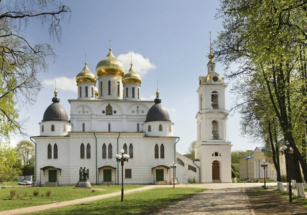 Catedral Dormição Dmitrov Kremlin Rússia — Fotografia de Stock