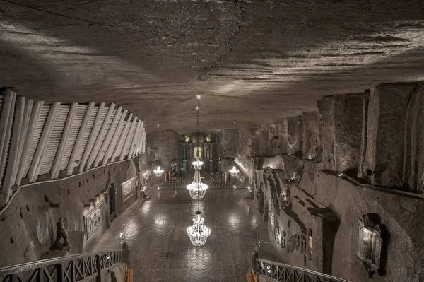 Wieliczka Tuz Madeni Manzarası Polonya — Stok fotoğraf