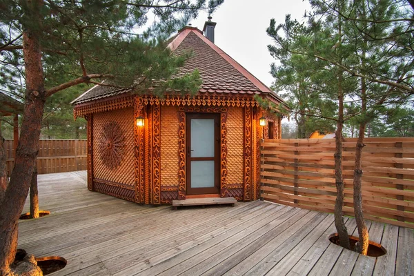 多尔戈沃村的澡堂明斯克地区 白俄罗斯 — 图库照片